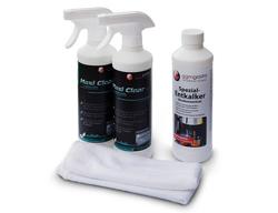 Set de limpieza de acero inoxidable - 4 piezas 