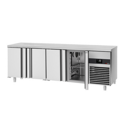 Koelwerkbank PREMIUM - 2330x700mm - met 4 deuren