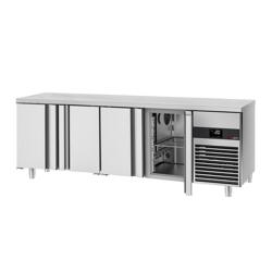 Commercial Counter Fridge PREMIUM - 2330x700mm - with 4 doors - capacity 632 litres