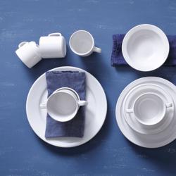 (6 pièces) BUDGETLINE – Tasse à café Mammoet – 140 ml – Blanc