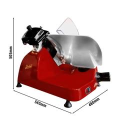BERKEL | Snijmachine Pro Line als zwaartekrachtsnijmachine - 330 Watt - Mes: Ø 250mm - Rood