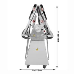 Commercial Dough Sheeter - Floor-standing - 750W - 2400mm conveyor belt