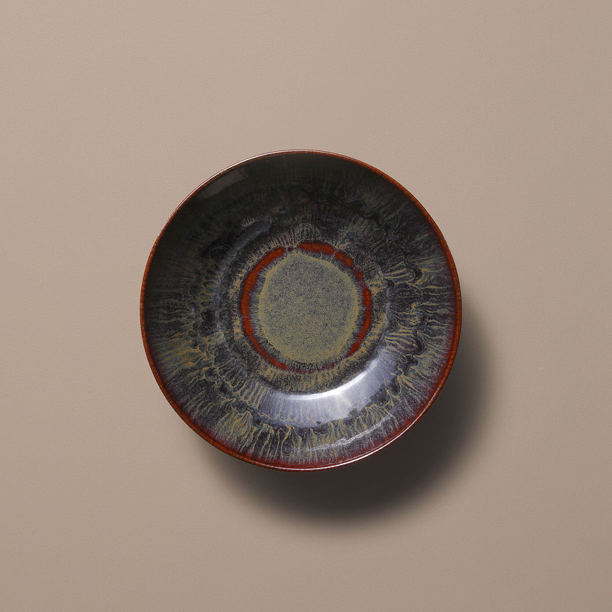(6 pièces) VITTORIA - Assiettes - plate - Ø 210 mm - Marron