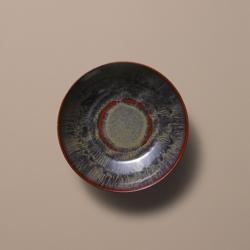 (6 st) Vittoria - Tallrik - platt - stengods - Ø 21 cm - brun