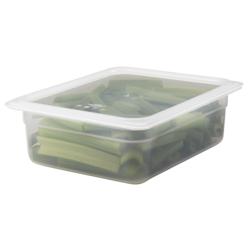 (6 sztuk) CAMBRO | Pokrywki z polipropylenu GN 1/2 – hermetyczne – w kolorze mlecznym