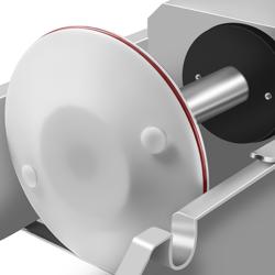 Elektromos kolbásztöltő ipari - fekvő - 50 l - 560 W - lábpedállal - rozsdamentes acél - tartozékok: 3 db töltőcső