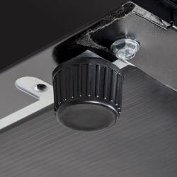 GASTRO-COOL | Bar buzdolabı - 540mm - 130 litre - 1 cam menteşeli kapılı - Siyah