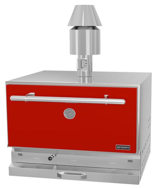 Kolgrill - 890 mm - röd