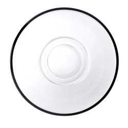 (72 pezzi) Piattino per bicchieri da tè -  AQUA - Rotondo - Ø 102 mm	