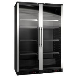 Single Zone Wine Cooler Fridge PREMIUM – 144 bottles - 5–16 °C - lockable UV glass - fan-assisted