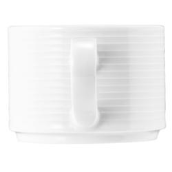 (6 pieces) SELTMANN WEIDEN | Porcelain Coffee Cups Blues – White – 180 ml – Dishwasher, Microwave & Oven Safe