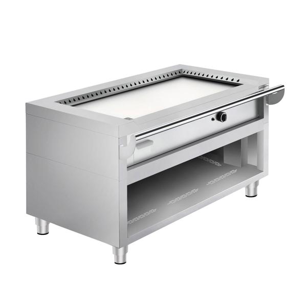 Gas Teppanyaki Grill - 8,5kW - Smooth griddle - Grill plate