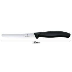 VICTORINOX | SWISS CLASSIC - Tomaten & tafelmes met gekartelde rand - Mes: 110mm