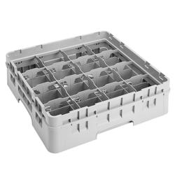 CAMBRO | CAMRACK® Cup & Mug Dishwasher Rack – 16 Compartments – 500×500 mm – 143 mm H – Grey