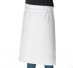 (5 pieces) Bistro apron - white - length: 90 cm
