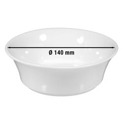 (4 szt.) SELTMANN WEIDEN | Miseczki deserowe – Ø 140 mm – białe/gładkie  