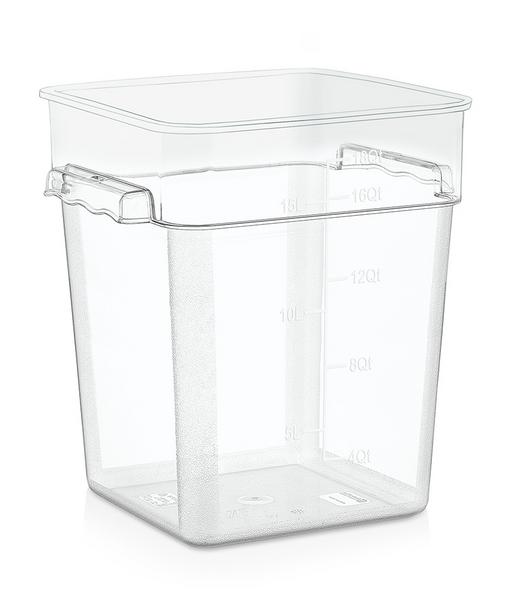 Voedselcontainer - Kunststof - hoogte: 318mm - 17,2 liter