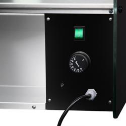 Witryna grzewcza - 1000mm - 400W - 3 x GN 1/1 - z oświetleniem LED
