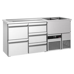 Back Bar Cooler PREMIUM - 1950x700mm - 5 Drawers