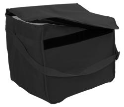 (5 pezzi) Borsa per pizza / borsa termica - per 8 scatole per pizza 37x37cm ciascuna - Nero