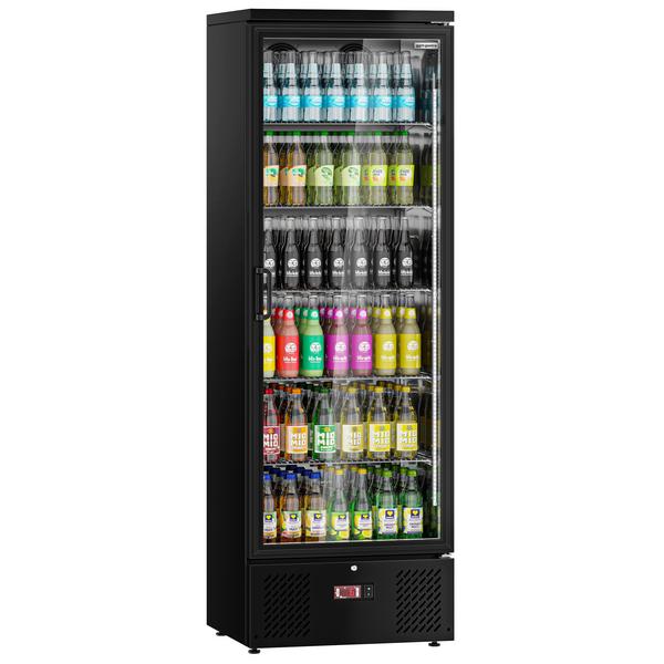 Beverage refrigerator - 300 liters - stainless steel interior - with 1 glass door