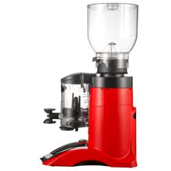Moinho de café Profissional - 2kg de grãos - Com doseador - Vermelho