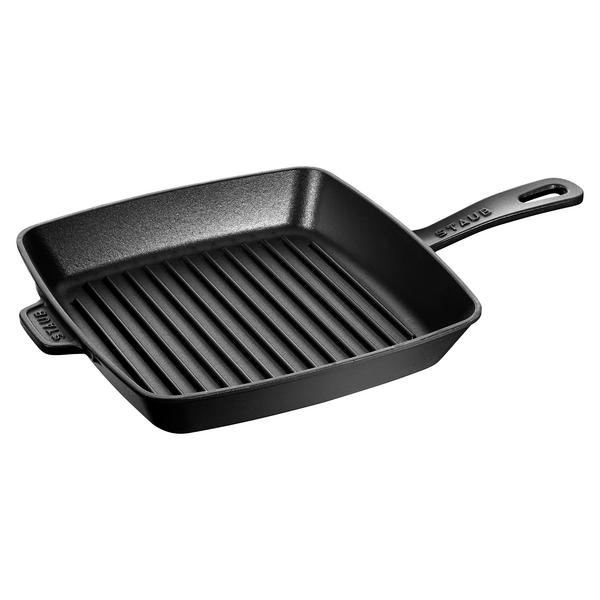 STAUB | GRILL PANS - شواية أمريكية - 260×260 مم - حديد زهر - أسود