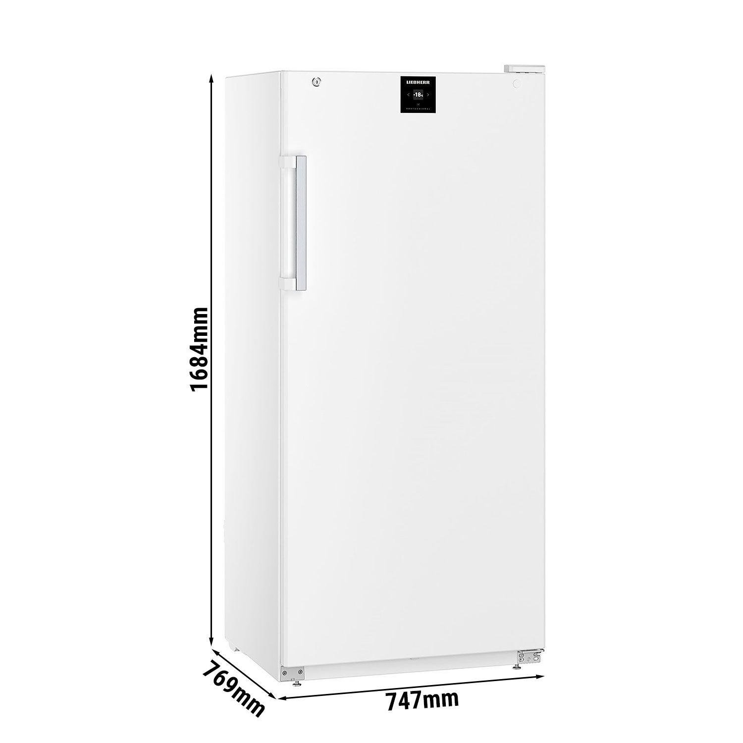 LIEBHERR | Congélateur de boulangerie PERFORMANCE – EN 600 × 400 – 496 litres – intérieur en plastique – 1 porte – Blanc