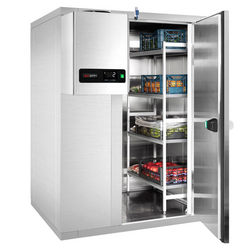 Roestvrijstalen koelcel - 1200x2100mm - 3,7m³ - incl. koelunit