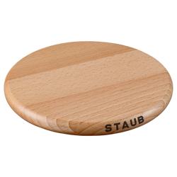 STAUB | Magnetic Beech Wood Trivet – Ø 16 cm - Brown