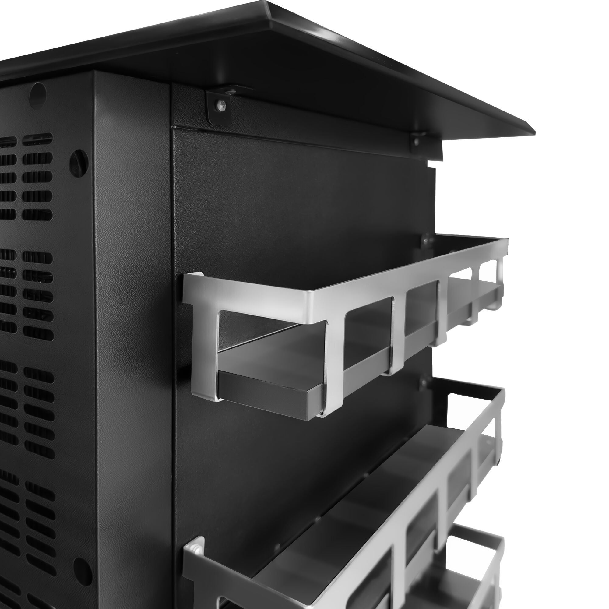 Minibar vitré - 820mm - 110 L - 1 porte vitrée - éclairage LED - affichage digital de la température - +2 à +12 °C