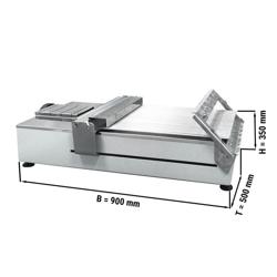 Commercial Manual Crank Praline & Chocolate Cutter – 400 × 400 mm - Stainless Steel - Made in Italy