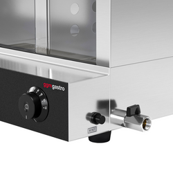 Hot Dog steamer / Hot Dog warmhoudvitrine - 1,2 kW