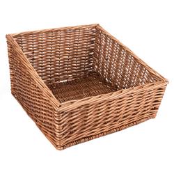 Wicker Bread & Roll Basket – Rectangular - 45 × 45 × 27 cm - Full Willow - Natural