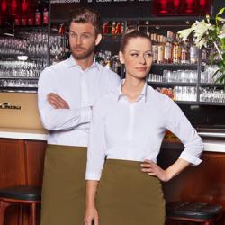 (6 Stuks) KARLOWSKY | Bistro schort Basic - Camel