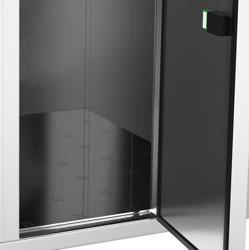Edelstahl Kühlzelle - 1500x2100mm - 4,8m³ - inkl. Kühlaggregat