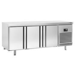 Table de congélation pour boulangerie Premium PLUS - 2185 x 800 mm - avec 3 portes