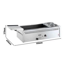 UBERT Mașini de prăjit pește - 950x650mm - cu 1 raft