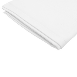 (25 stuks) Damast Servet Tessin Atlas - 50 x 50 cm - Wit