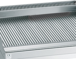 Plaque de cuisson électrique - 3,6 kW - Rainurée - avec sous-structure à 1 porte