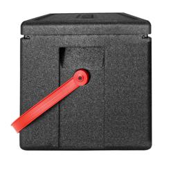 CAMBRO | CAM GOBOX® - GN 1/1 - نصف صندوق تحميل علوي مع حزام حمل باللون الأحمر