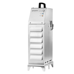 Filtru portabil pentru ulei de prăjit - 80 litri/minut - pentru friteuze de 20 de litri și mai mult