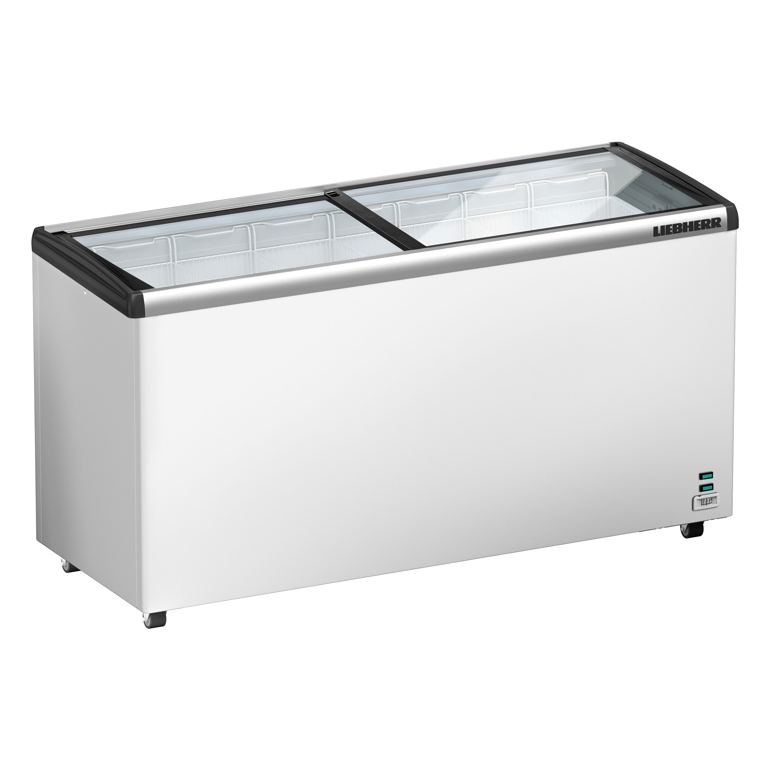 LIEBHERR | Congélateur coffre - 355 litres - Avec couvercle en verre coulissant - Blanc