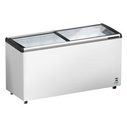 LIEBHERR commercial chest freezer - 355 litres - with sliding glass lid - white