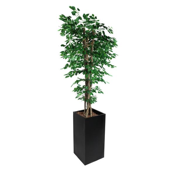 Kunstplant "ficus" - 210cm - met pot