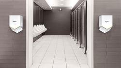 (2 pieces) DYSON | Airblade V Commercial Automatic Hand Dryer – White - 12 s Dry - HEPA Filter