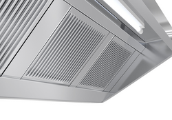 Hotte murale - 2800mm - avec moteur, régulateur, filtre & lampe	