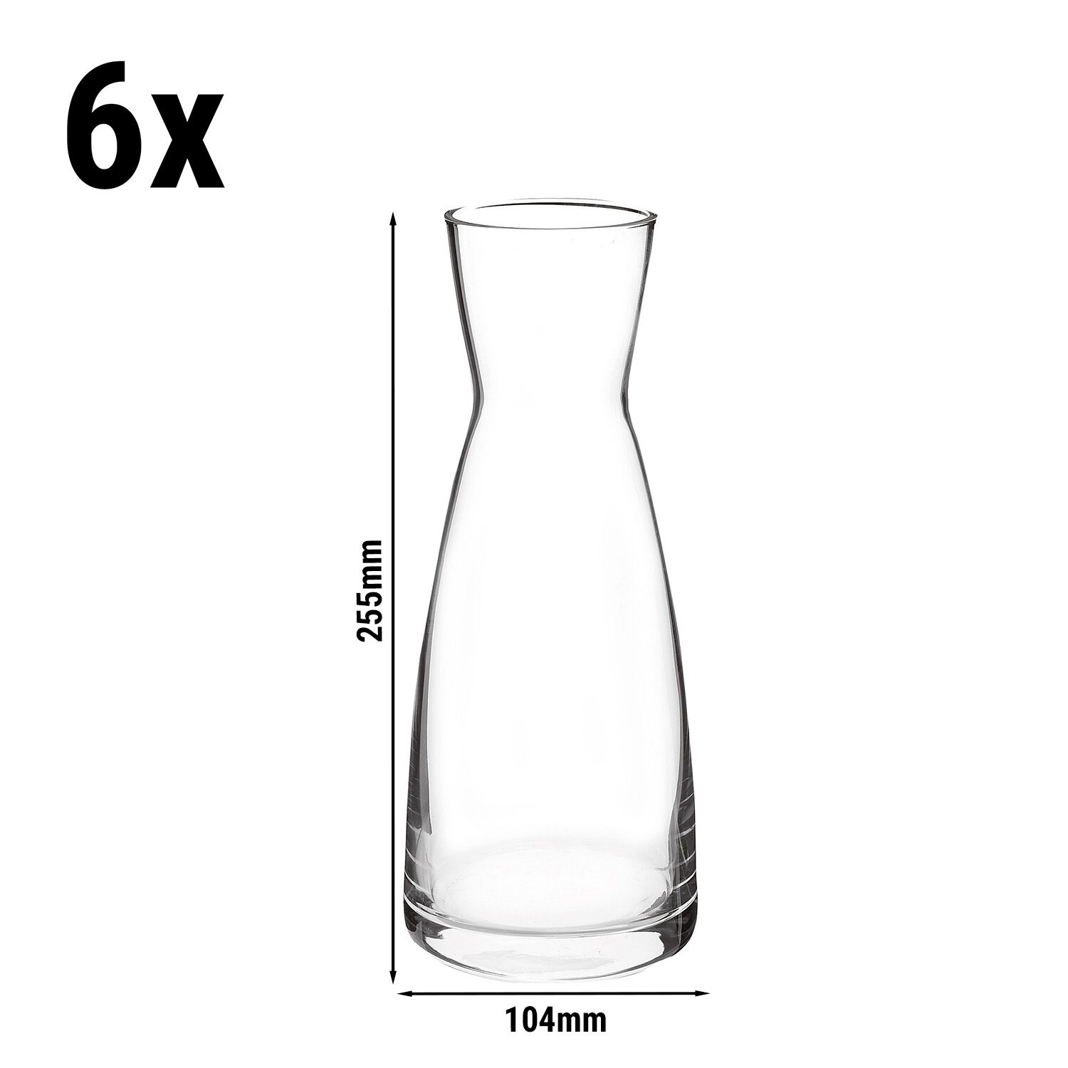 (6 pièces) Carafe Bormioli Rocco – VILLAGE – 1 litre