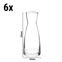 (6 قطع) إبريق زجاجي Bormioli Rocco - YPSILON - 1 L - شفاف