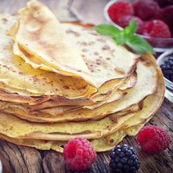 Commercial Electric Crepe Maker 2x Ø400 mm – 6 kW - Independent controls - Cast iron non-stick plates - Dough spreader included